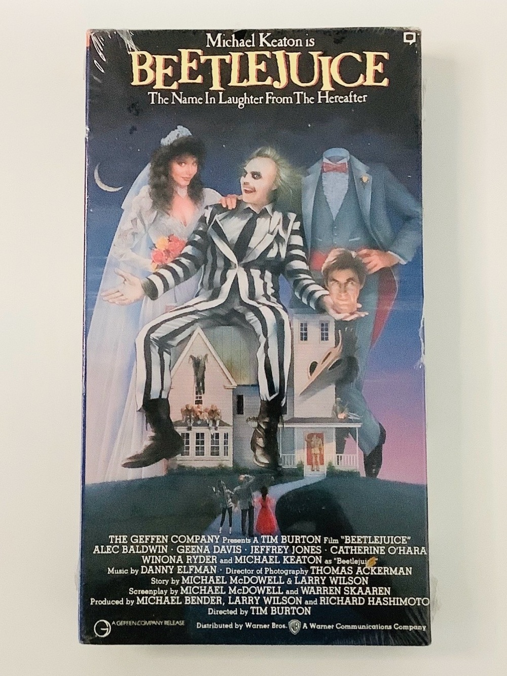 Beetlejuice Warner Bros. 1988 VHS Movie , New Original Sealed